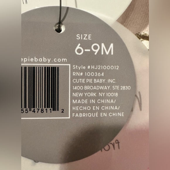 NWT Milkberry 100% RAYON BAMBOO 2PC SLEEPER W/BONNET/HAT BABYGIRL 6-9 months - Picture 9 of 15